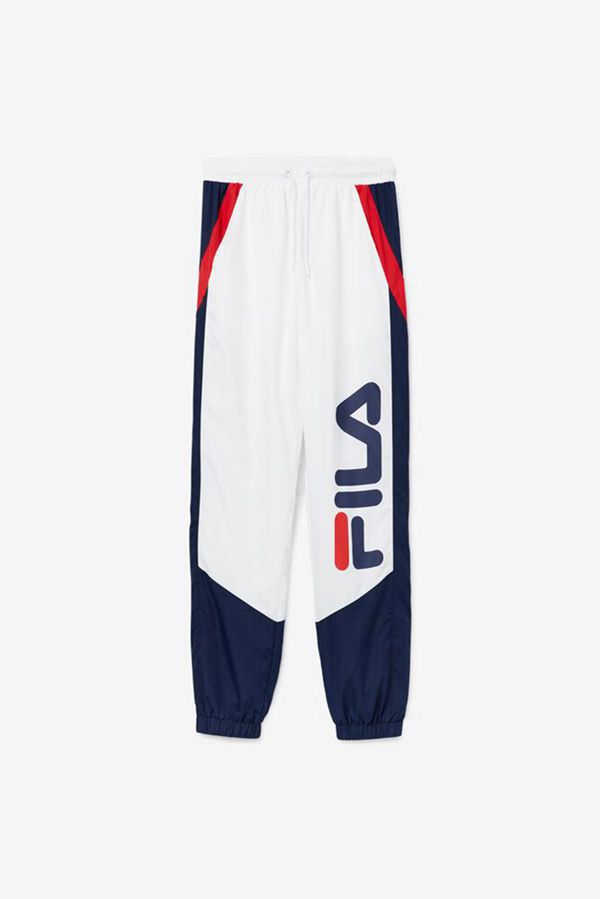 Pantalones Fila Hombre Blancas / Azul Marino / Rojas - Gustavo - España 283790RZL